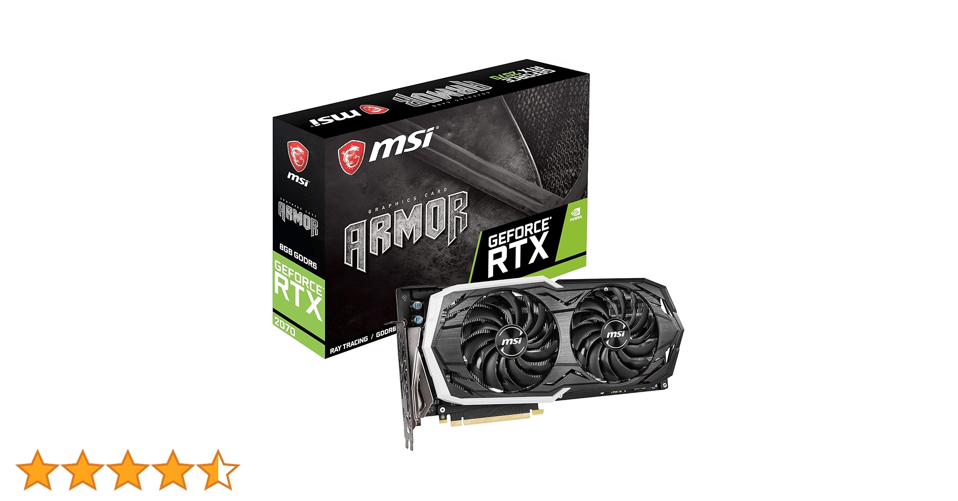 MSI Geforce RTX2070 ARMOR グラフィックボード Amazon | GeForce RTX 2070 ARMOR Graphics Card | MSI